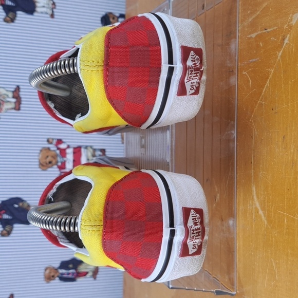 Women's Vans classic slip-on OTW rally checkered multicolor casual SZ 8 shoes - Picture 3 of 8